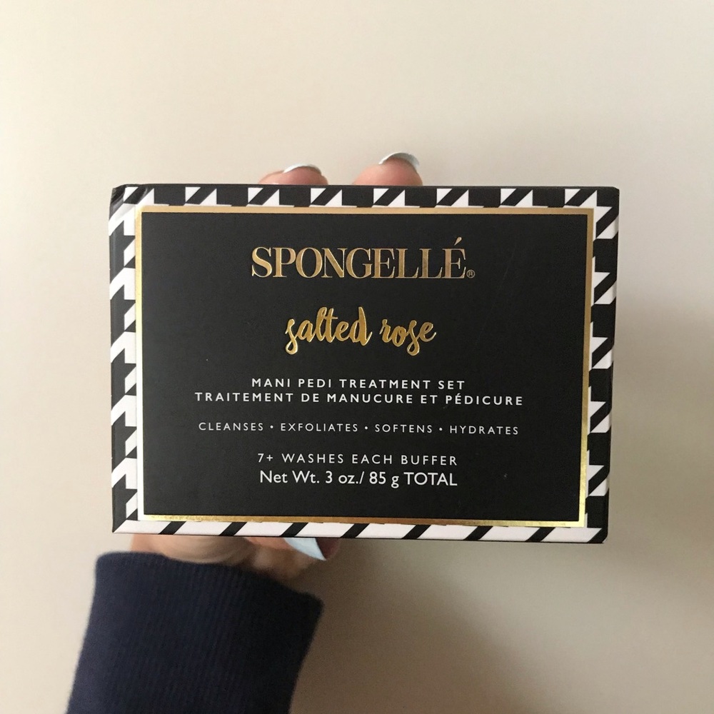 salted rose mani pedi treatment set